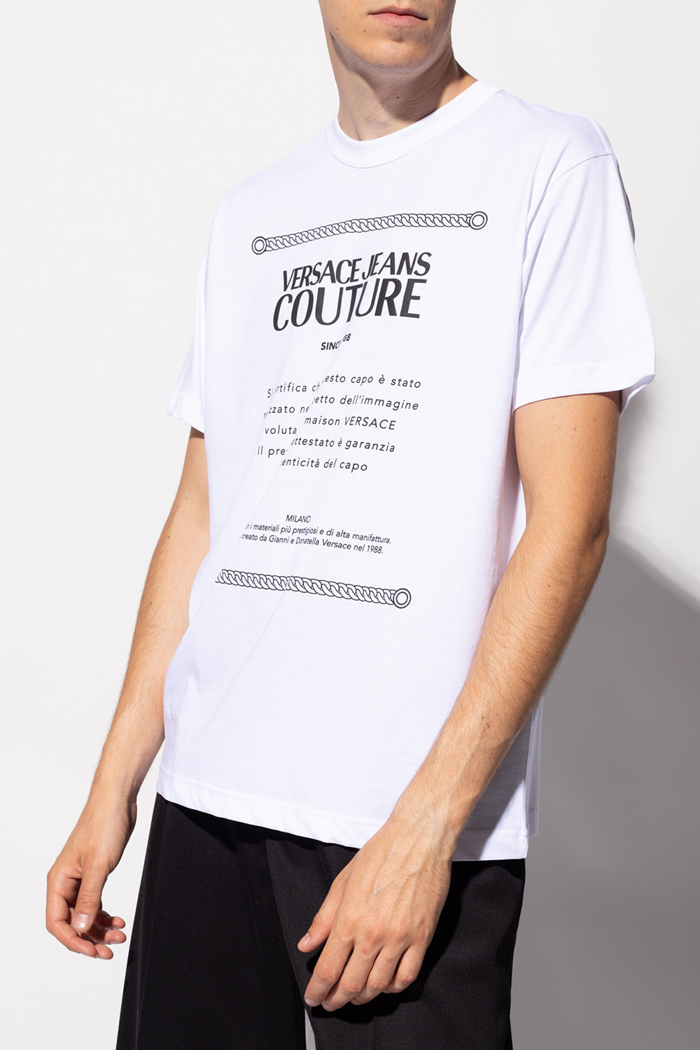 Versace Jeans Couture Logo-printed T-shirt | Men's Clothing 